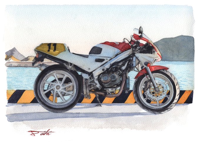 バイクは横から見た時が最高のtwitterイラスト検索結果 古い順