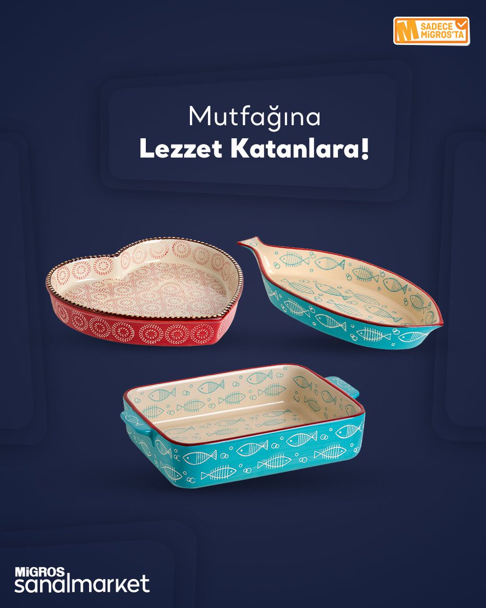 migros sanal market en twitter birbirinden sahane yemek ve tatlilari yaparken mutfagina lezzet katacak touch me firin kaplari sanageliyor https t co ybgbxh1ntk https t co 7lporjeqbu twitter