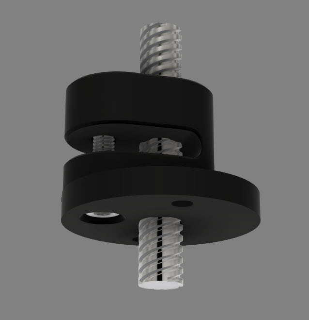 DIY_Engineering's tweet photo. Two custom Adjustable Anti-Backlash Nuts I designed for the #Nomad883 
available at: https://t.co/zkmm7X8sfI https://t.co/rhZKU3ap1D