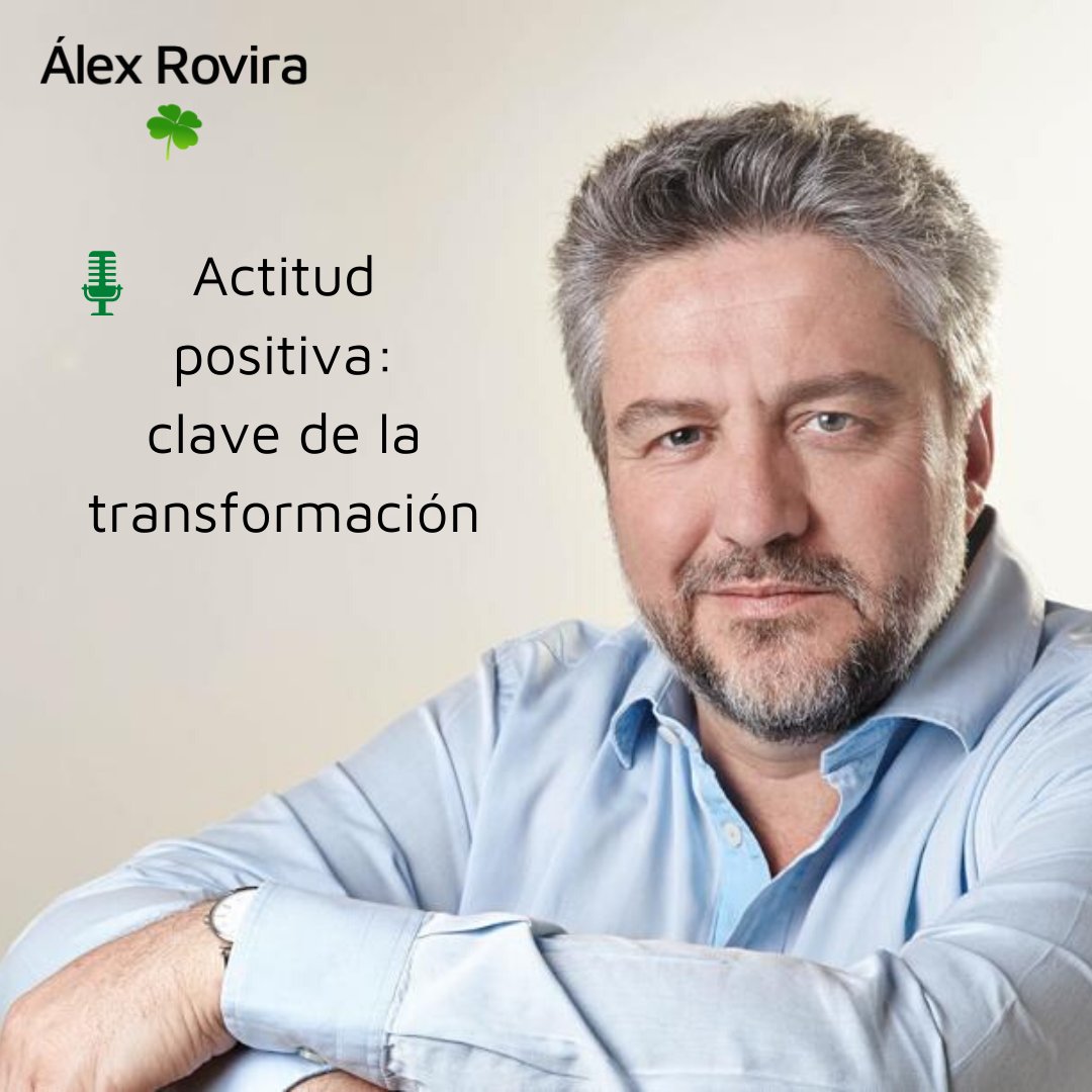 La actitud. La que puede cambiarlo todo, darle la vuelta, cambiar la luz, sembrar la esperanza, dar aliento e iluminar.

Es ese gesto interior, aparentemente imperceptible, pero que marca la diferencia. 

link.chtbl.com/UP4wi4UM

#ElPodcastDeÁlexRovira