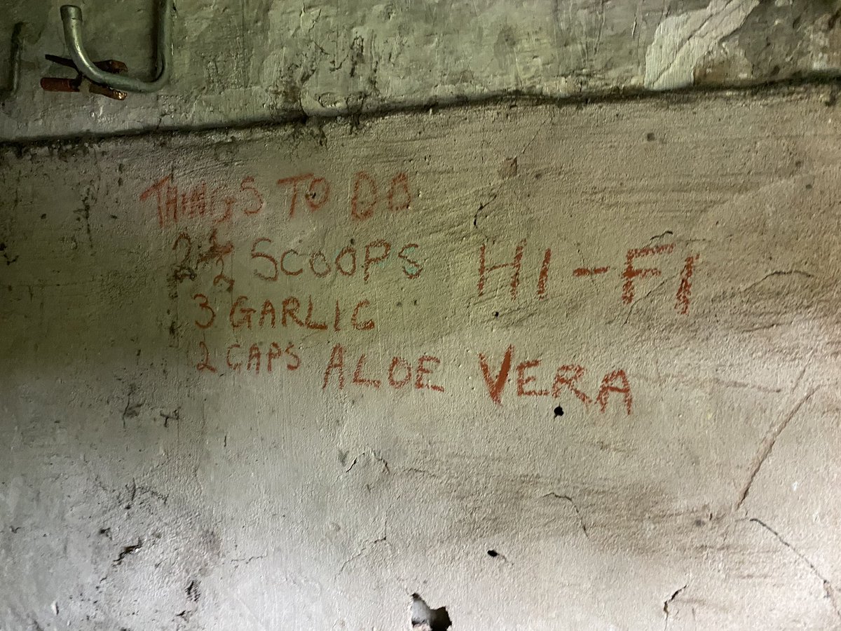 Tjcheritage's tweet photo. Well, I’m  not sure what to make of this list left on the wall of a #barn!!! #tjcheritage https://t.co/8D0NawwfDO