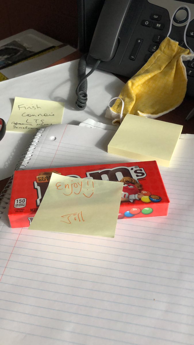 When you have the best, supportive team to work with! 😊 Also, maybe I’ve made my candy preferences too well known 😂