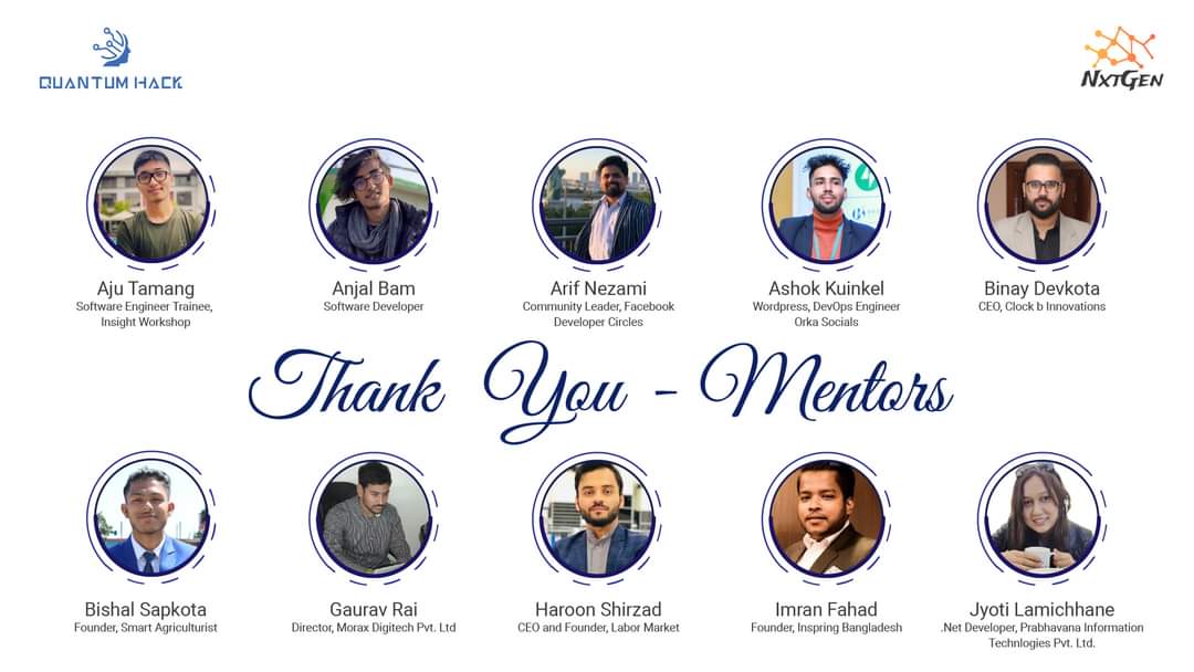 ImranFahadEraz's tweet image. Good to be a mentor of Quantum Hack in Nepal. 

#quantumhack #nepalcloudpro #genesecloudacademy #dogmagroup #microsoft #un #digitalevent