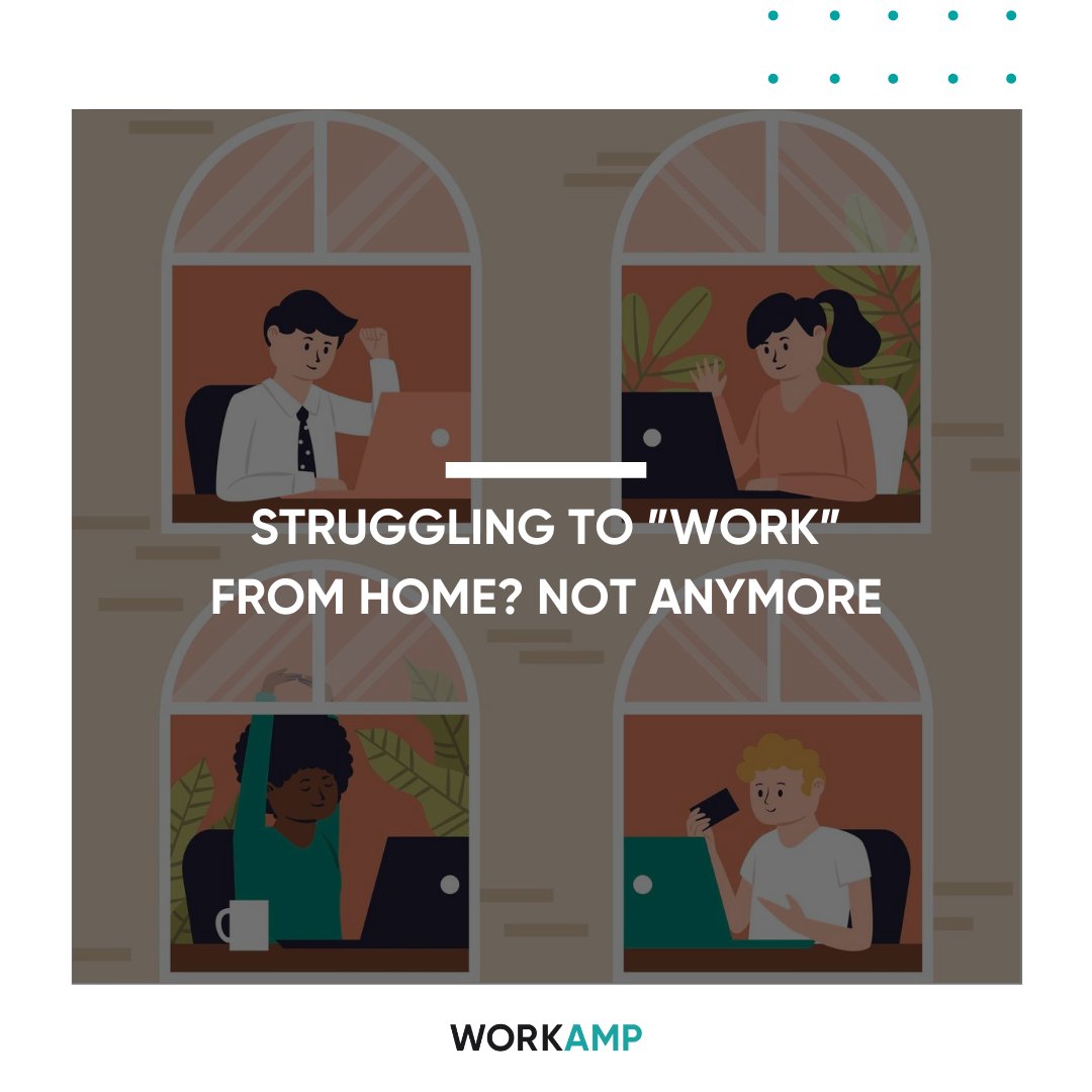 WorkAmp_spaces's tweet image. The endless slugging with work from home is causing distress with our quality of work and life. Don&apos;t worry, we have a smart fix to saving your work life.

Find out: bit.ly/3jJpRtv

#workamp #ampitup #smartfixes #goodlife #workfromhome