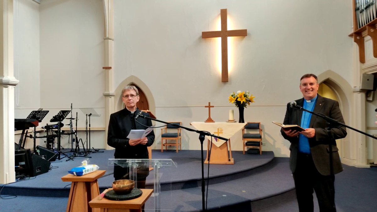 KMC (@knutsfordmc) on Twitter photo Busy recording our Welcome Service for new minister Rev Alan Bradley, led by <a href="/Andrew_Lunn/">Andrew Lunn</a>, with greetings from @CllrAMalloy, Rev. Nigel Atkinson, <a href="/PaulDeakin1/">(P)aul Deakin</a>, Rev Chris Pritchard, and many more. Broadcast online 10am & 6:30pm Sunday 6 Sep here tinyurl.com/ycyec2nx Busy recording our Welcome Service for new minister Rev Alan Bradley, led by <a href="/Andrew_Lunn/">Andrew Lunn</a>, with greetings from @CllrAMalloy, Rev. Nigel Atkinson, <a href="/PaulDeakin1/">(P)aul Deakin</a>, Rev Chris Pritchard, and many more. Broadcast online 10am & 6:30pm Sunday 6 Sep here tinyurl.com/ycyec2nx