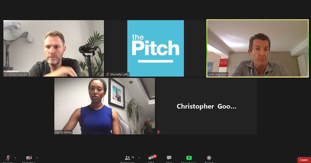 The_Pitch's tweet photo. What a start to our 2020 semi-finals! 🏆🙌
Thank you to our food &amp; drink startups and to judges @johnstapleton00 &amp; @simonsquibb for such a fascinating event.

You can still nab a free ticket to Friday's semi-final with our Fashion &amp; Beauty startups👕 https://t.co/gK35sTfWTE https://t.co/1aTdmSEcas