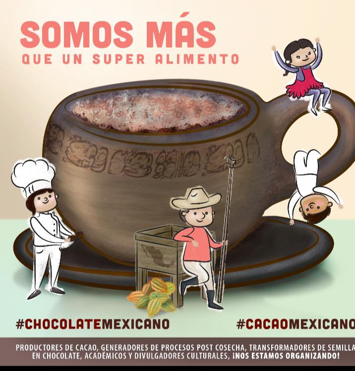 With Mexico's 🇲🇽 specialty cacao & chocolate professionals, I add my voice to pay homage to the work done by women and men in our cacaotales and chocolate factories  #cacaomexicano #chocolatemexicano - celebrate with us our National Cacao and Chocolate Day 🍫