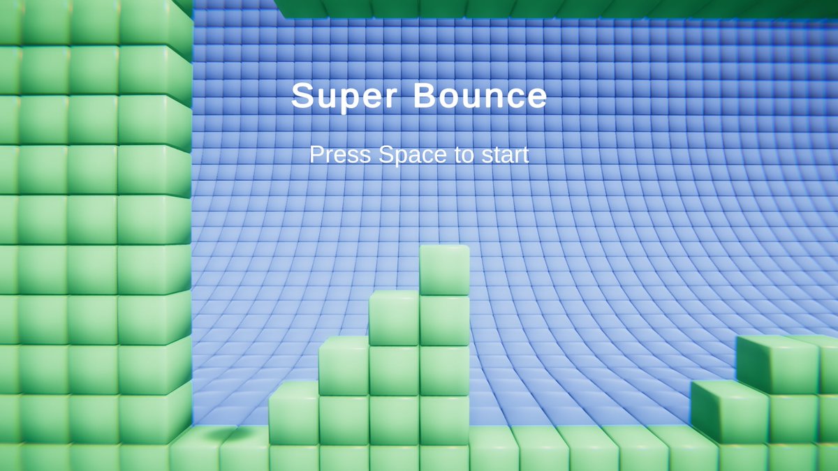 limdingwen's tweet photo. Super Bounce
A 3D sequel to my Untitled game, this game is all about timing and dexterity. Bounce your cube to the rhythm, but don't take too long -- the world is disappearing behind you.
Just a simple one to de-rust my skills. #onegameamonth
https://t.co/nJYMYUWFfx https://t.co/NvFJvE4ANb
