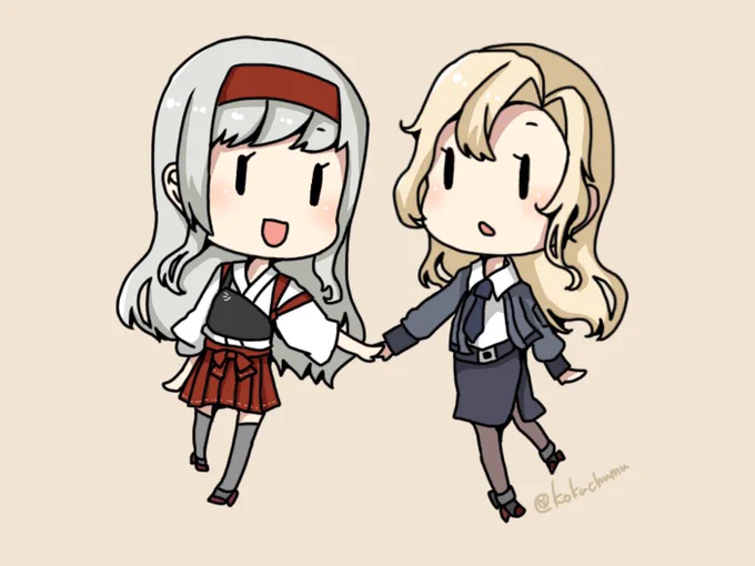 #Hornetに鎮守府を案内する翔鶴 