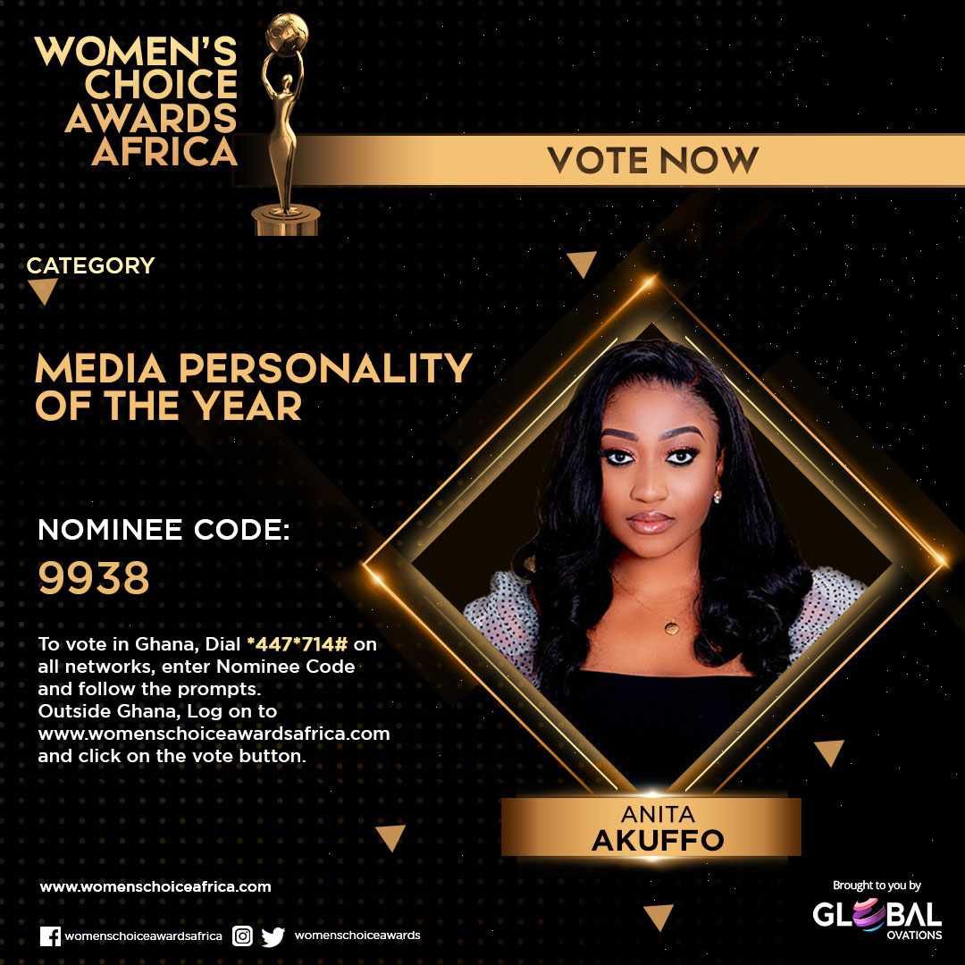 Fellow Ghanaians, let's massively support our industrious @Anita_Akuffo1 to win this award. She deserves and with out votes she can win it as she seeks to give us more. Congratulations tho on your nomination.