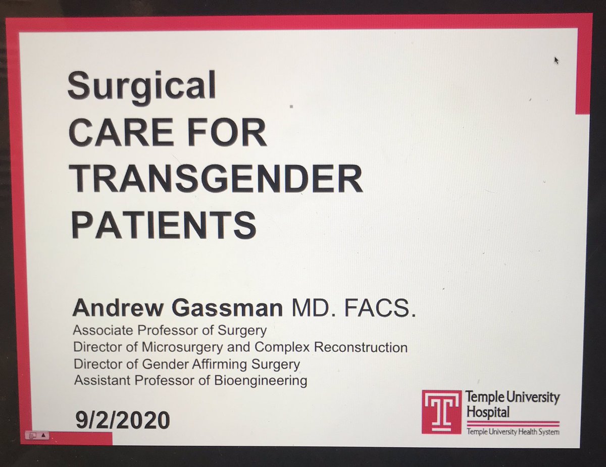 TempleObGyn's tweet photo. Caring for transgender patients is TRULY a multi-disciplinary endeavor! Today we had an excellent discussion with our Plastic Surgery colleagues about the care of this special population at Temple. We look forward to future collaborations! https://t.co/yLXGqkc996