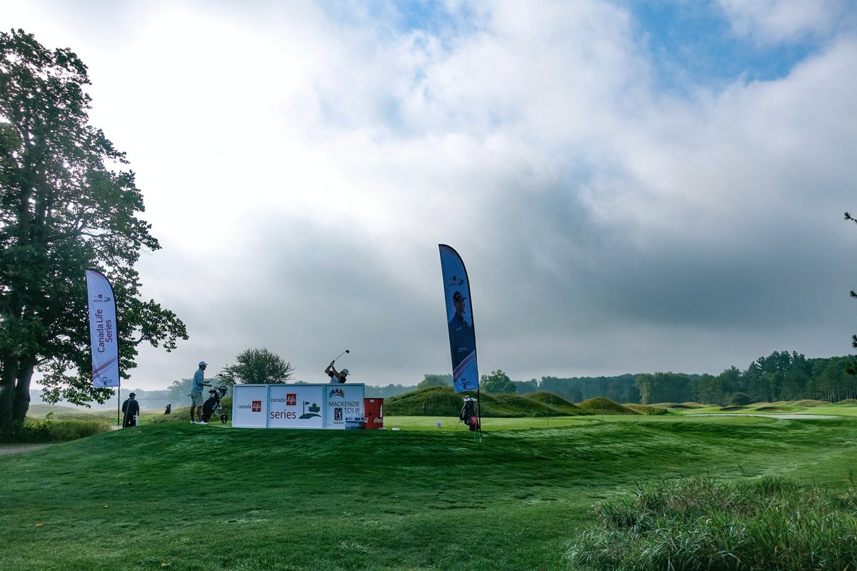 canadalifeco's tweet image. The play is underway at @TPC_Toronto , and with a spot in the 2021 @PGATOURCanada on the line, there is so much to play for at the Canada Life Series. Check for updates and photos throughout the day! ow.ly/Atd350BfSAW #CanadaLifeSeries
