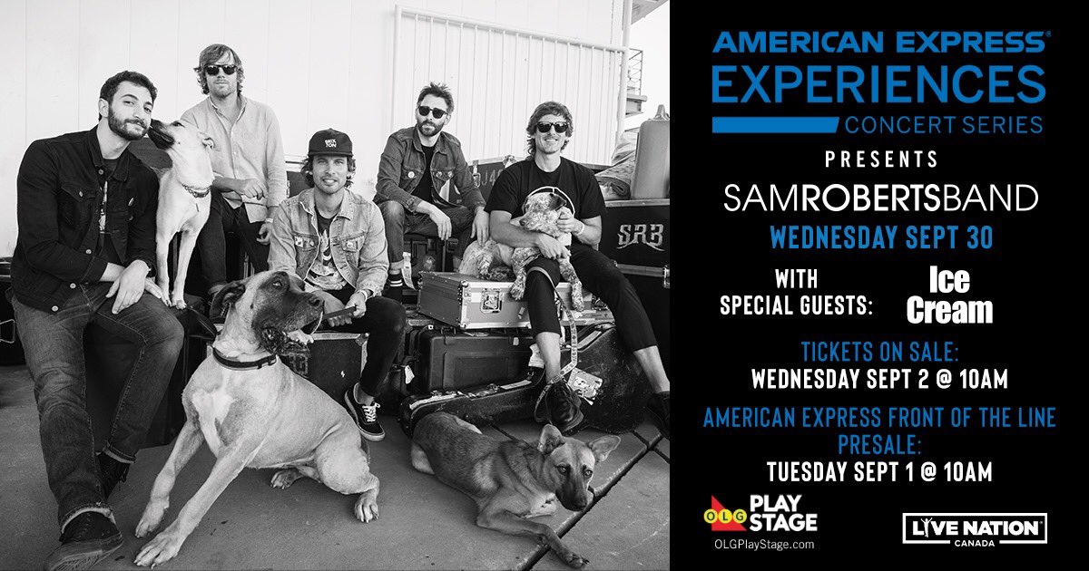 we’re real excited to be getting back on stage for a drive-in show at the end of this month with @samrobertsband! tickets on sale now: facebook.com/events/8122209…