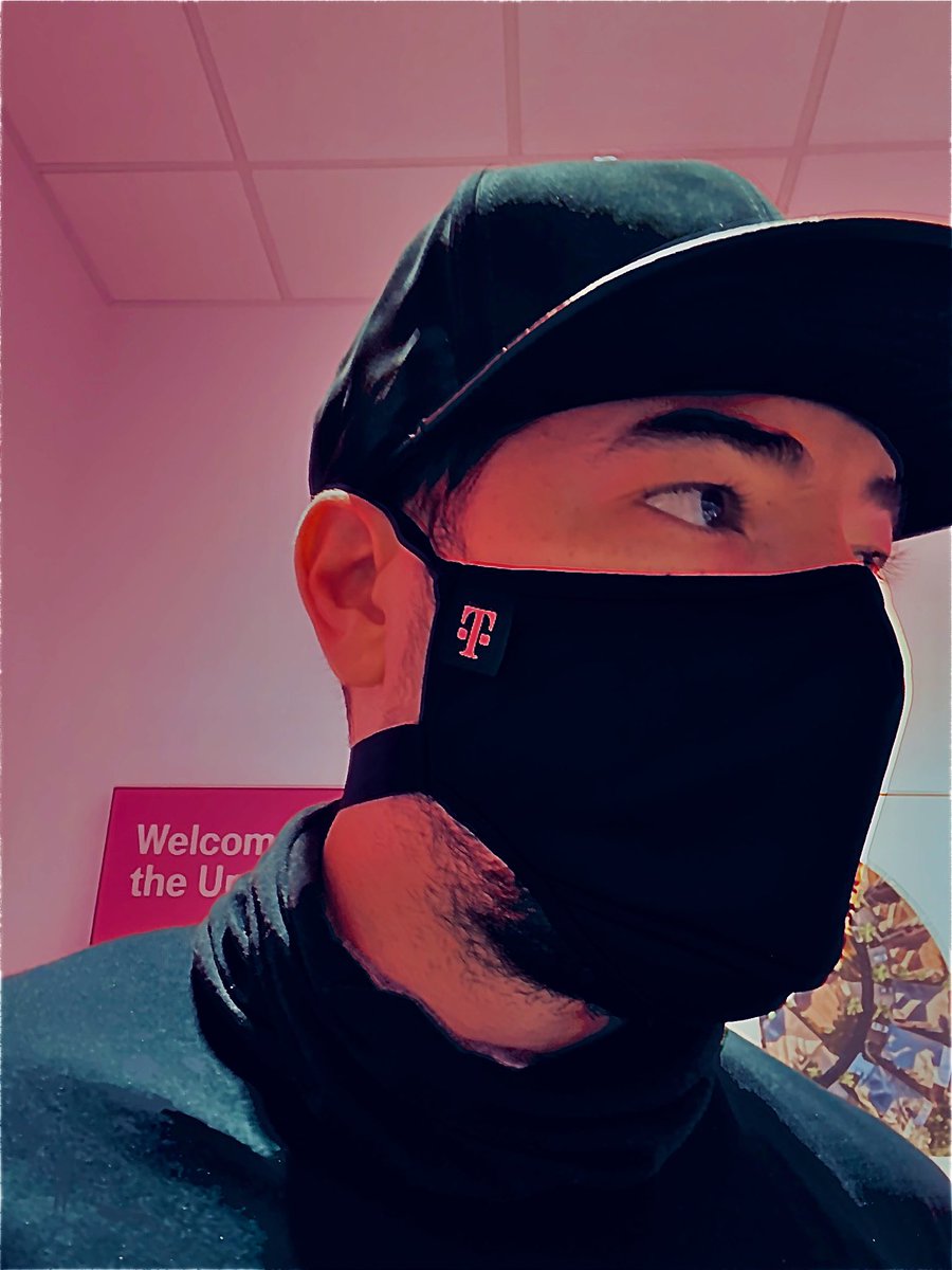 4TJosh's tweet photo. Did you get your free mask yesterday? Download the #tmobiletuesday app so you don’t miss out next week! #SwitchtoTmobile #JoinTmobile #MagentaMagic https://t.co/00El6SSu5n