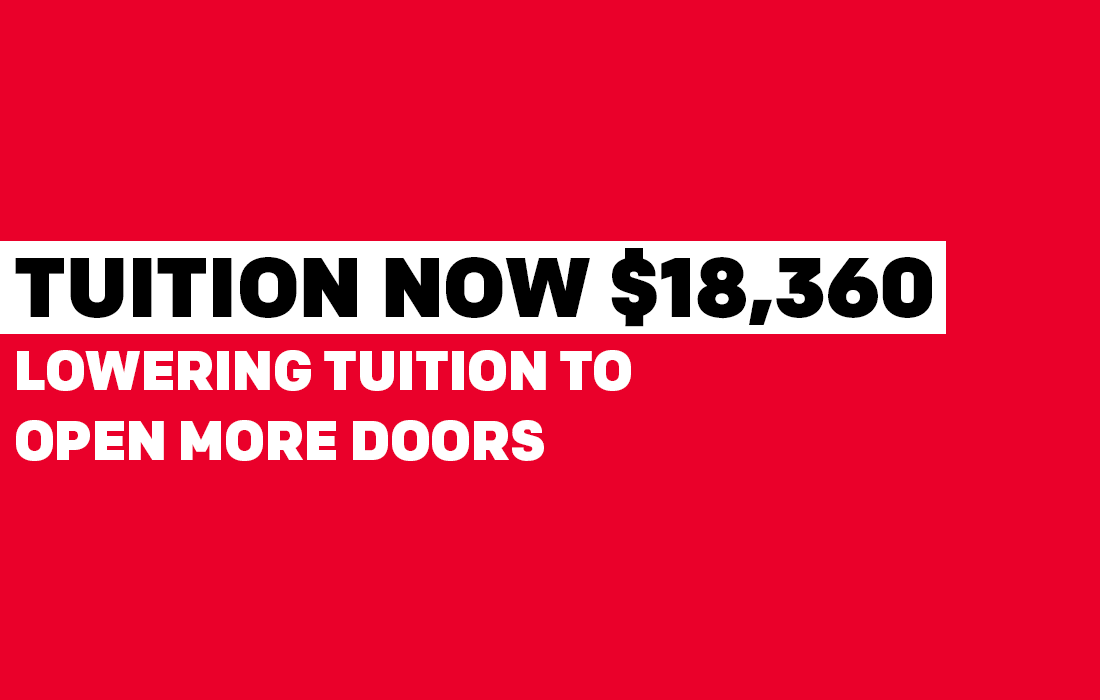 We believe critical thinking shouldn't have boundaries or barriers. We're changing tuition to change perception and demonstrate our commitment to equity and inclusion. A commitment to building access to a world-class education. Learn more at jewell.edu/new-tuition.
