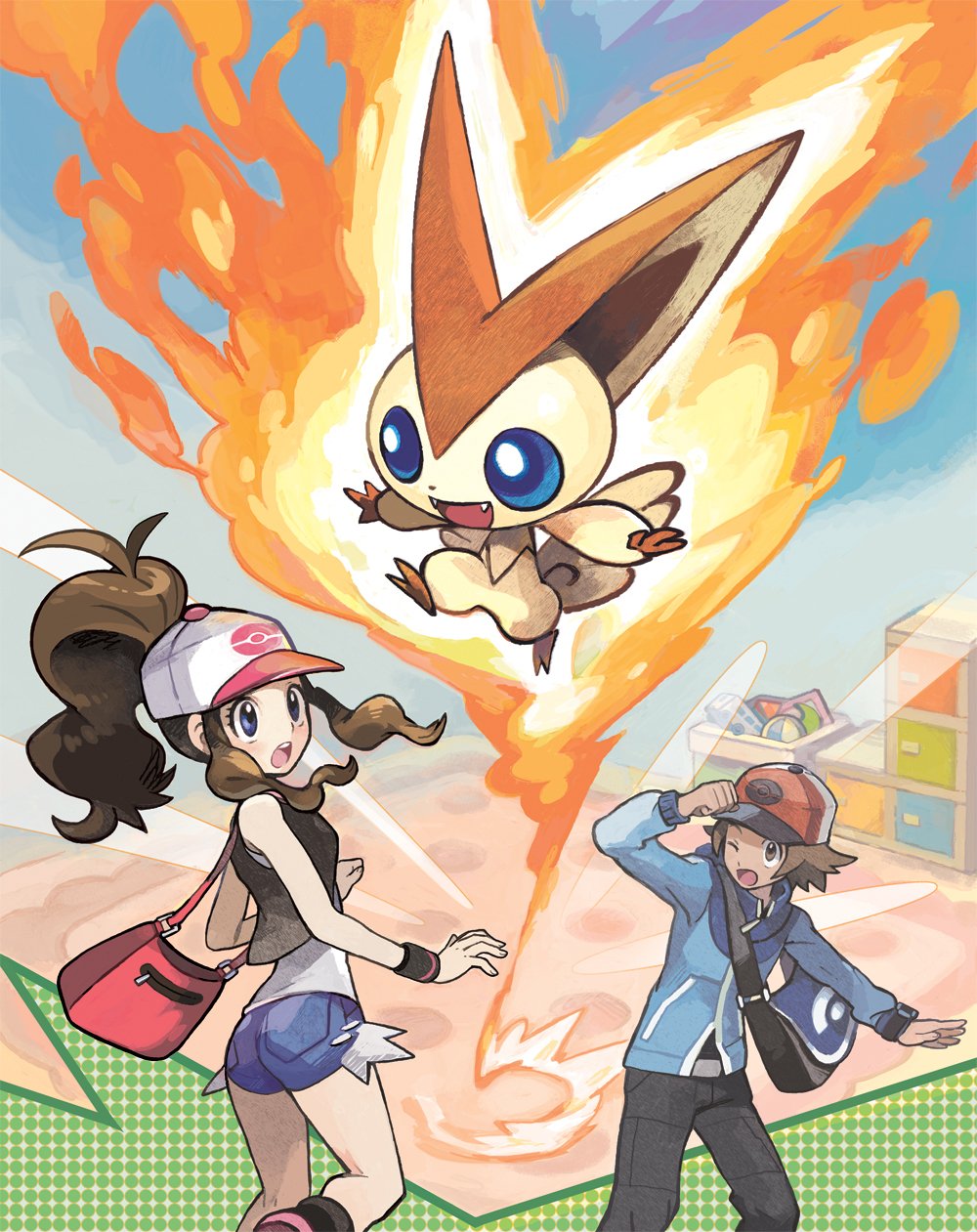 Aleph ℵ An Encounter With Victini Promotional Artwork For The Distribution Event Of The Liberty Pass Which Allowed Players To Meet The Mythical Pokemon Victini Illustration By Pokemon Designer Megumi Aleph ℵ An Encounter With Victini Promotional Artwork For The Distribution Event Of The Liberty Pass Which Allowed Players To Meet The Mythical Pokemon Victini Illustration By Pokemon Designer Megumi
