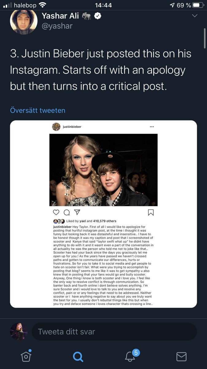 Lets keep going on with scooter, his clients and even non clients went onto the wagon of hating and basicly bully taylor for somthing she not in the wrong over! She is tje VICTIM! Her work got stolen from her!!!! JB did this and his one of scooters clients! Justin was on ft here!