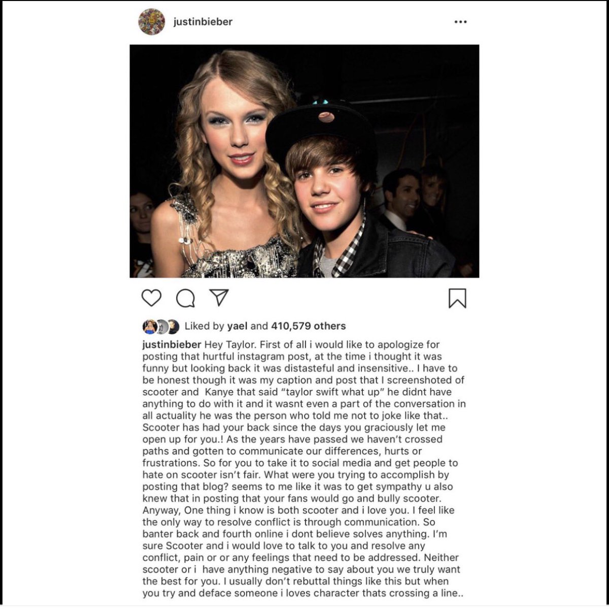 Lets keep going on with scooter, his clients and even non clients went onto the wagon of hating and basicly bully taylor for somthing she not in the wrong over! She is tje VICTIM! Her work got stolen from her!!!! JB did this and his one of scooters clients! Justin was on ft here!