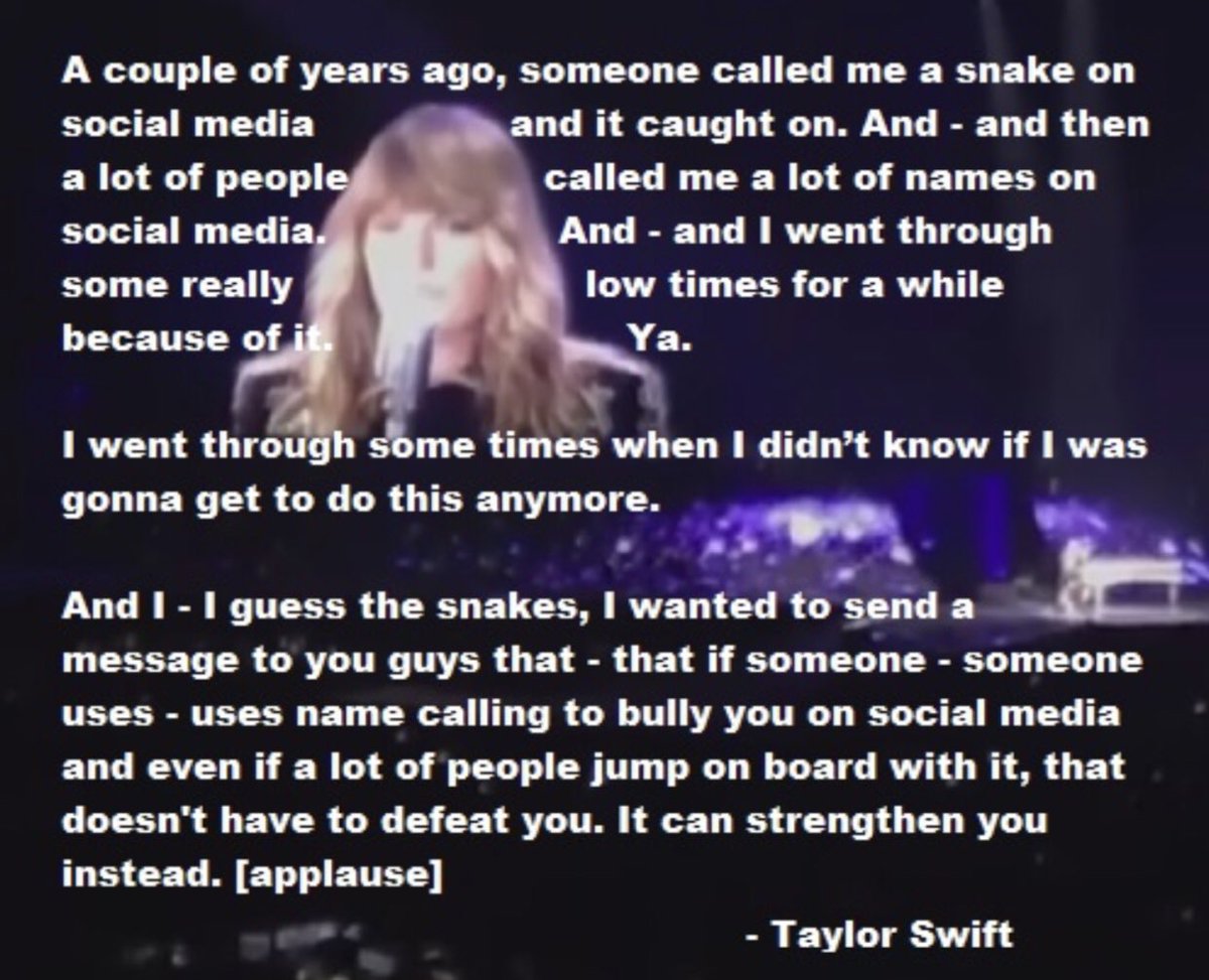 All these bully! The harssment and taylor reputation being slammed and shaded, taylor rise above and spoke up ! Ending kanyuck showing she stronger better and wont be stomp on!!!