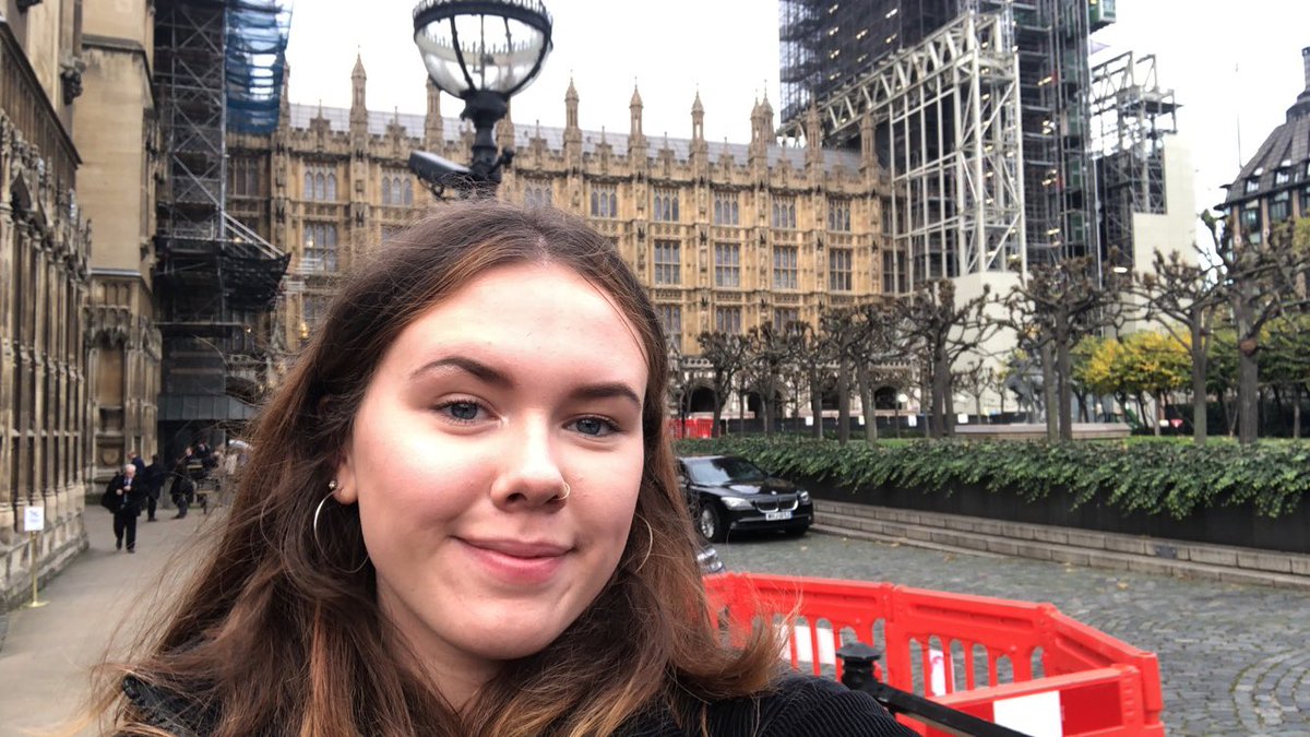 the most exciting moment of my career so far has definitely been clunking into parliament in my doc martens ... sipping gin with MPs for the Taste of Gloucestershire event AND unexpectedly watching the December election get announced from the gallery.. was absolutely insane 