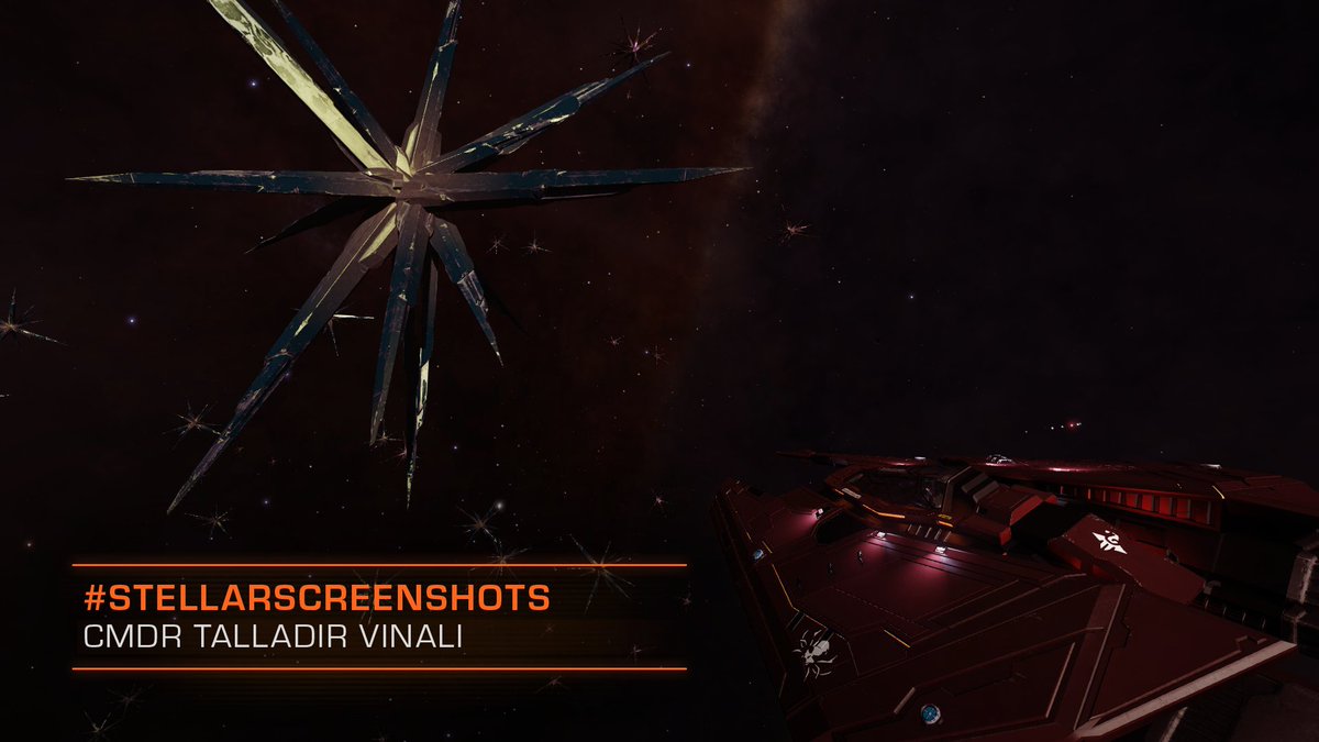 EliteDangerous's tweet photo. It's time to celebrate more of the amazing #StellarScreenshots sent in by Commanders in the dark depths of space! Here's this week's stunning selection! https://t.co/P2LeUmF2df
