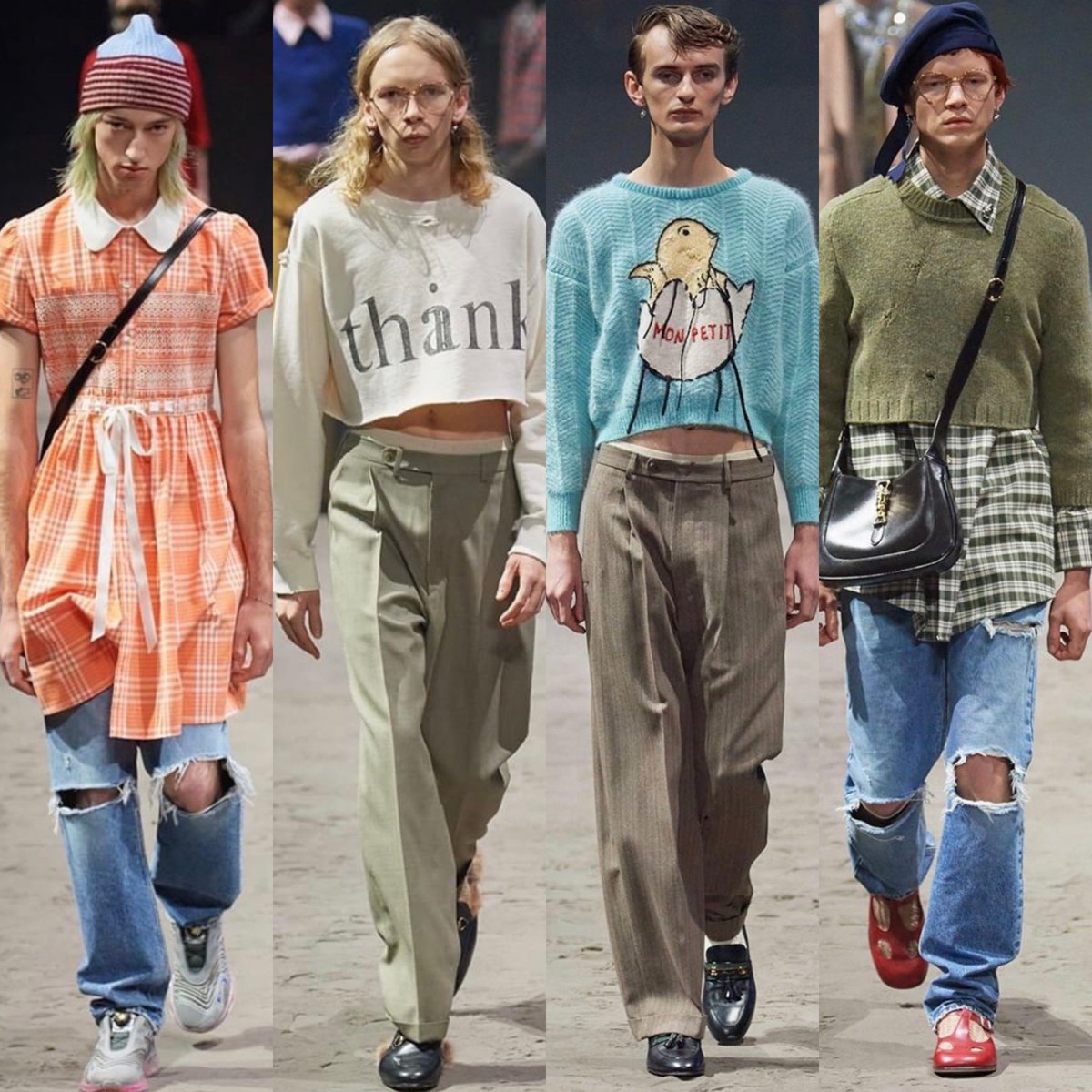 aubrey_huff's tweet image. .@gucci 2020 Antifa fall-collection.