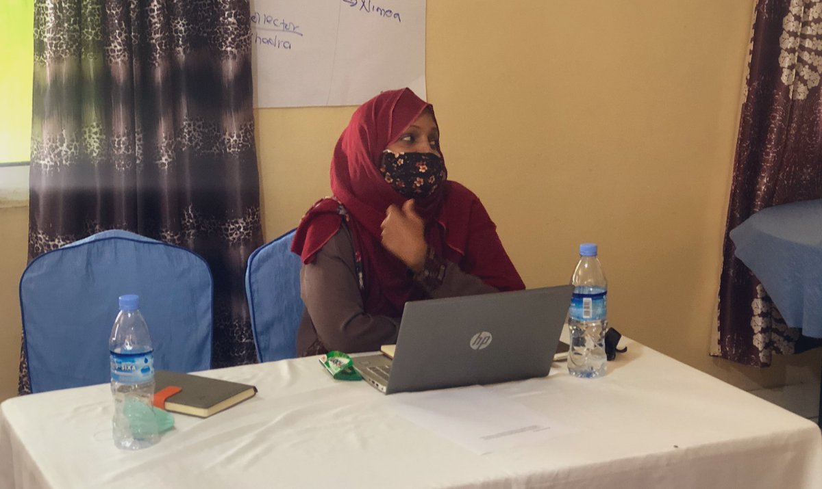 DrDahir's tweet photo. As usual I was the only female in the #COVID__19 regional meeting, after finalising the action points and the officials was sharing it in male panel they called me “ for gender balance mariam join us” this reminded me what @Inaguruguru said about “ tokenism &amp; window dressing” https://t.co/D8i8ShSMu2