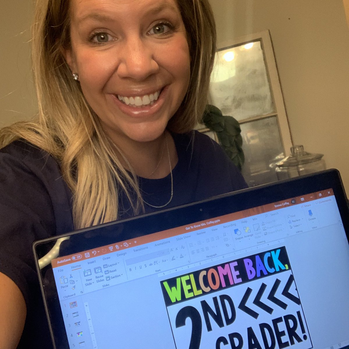 CoffeyTeacher's tweet photo. Welcome Back!! I am so excited to meet my newest 2nd Graders during our Virtual Meet & Greets! 🚀#lovebeforelearning @Discovery_elem https://t.co/sL2JMcmYSr