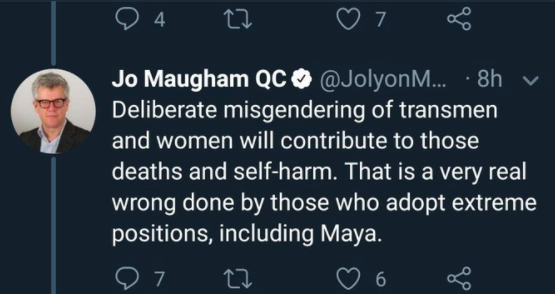 What evidence have you seen that I harassed and a colleague? Or that I am hateful? Misquotes and misinterpretations. (She tweeted this article...! .....She is contributing to self harm and deaths )  https://twitter.com/MForstater/status/1135540452499828736