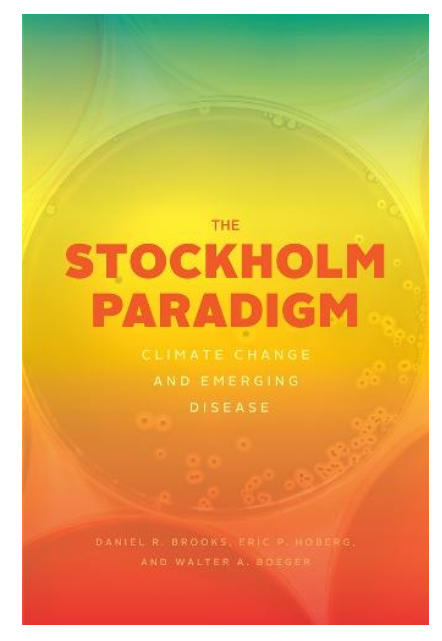 ElleVdS's tweet photo. Amazing webinar organized by @STIAS_SA. Introduced me to the book "The Stockholm paradigm" on climate change and emerging diseases co-authored by Prof Daniel Brooks. Absolutely eye-opening. Can't wait to read it! #sustainability #damaprotocol #emergingdisease https://t.co/aMByHzS7aP