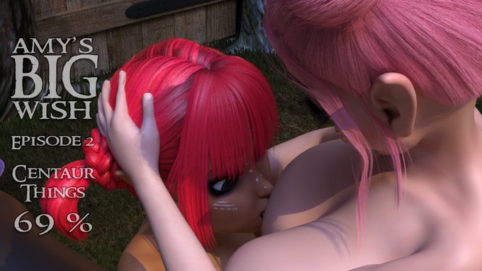 Internets: But Red... NO ONE has done Futanari + Centaurs + Breastfeeding + Vaginal Creampies + Anal