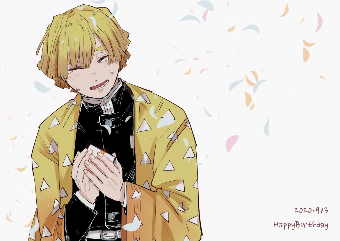 善逸「#我妻善逸誕生祭2020
#我妻善逸生誕祭2020 」|シャチのイラスト