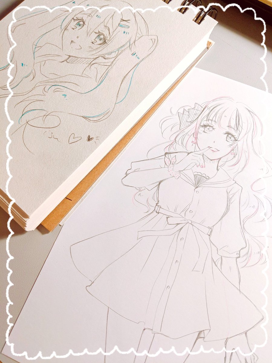 _Risupon_'s tweet image. Schnell Skizzen gemacht als Beispiele, denn ab morgen könnt ihr euch bei mir melden für #Connichi2020 commissions für euer Conhon 💖 Digital geht&apos;s natürlich auch, mehr dazu morgen ✨
#ConLine20