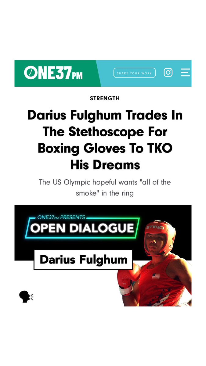 Click on the link to see why <a href="/DariusFulghum/">Darius Fulghum</a> ‘s hands are nothing to play with in and out of the ring right now. one37pm.com/strength/sport…