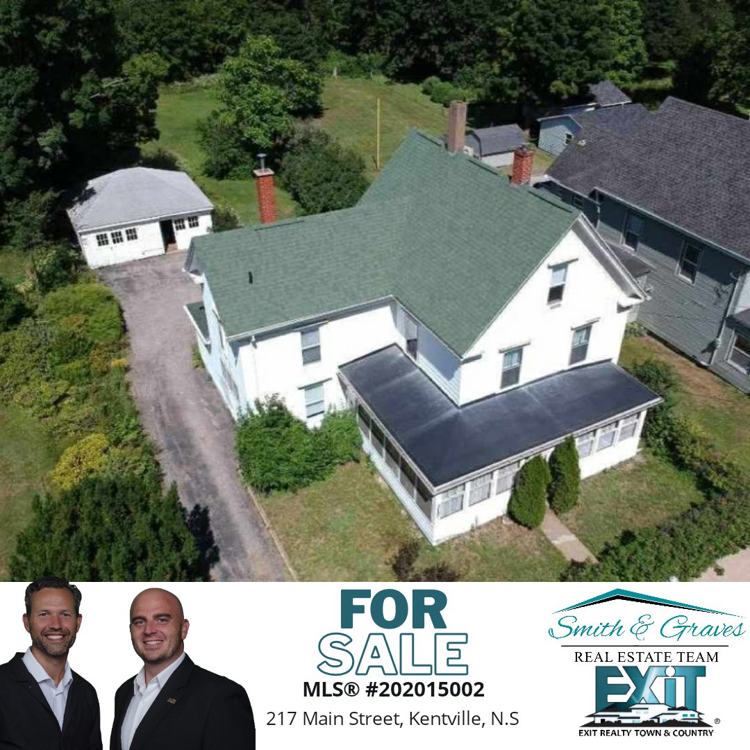 🔥NEW LISTING👉TRIPLEX!🔥
🏠217 Main Street, Kentville 
📞902-691-4667 
💻AgentGraves.com
📣 Incredible Investment/Rental Property in Kentville!
#callexit #exitrealty #rentalincome #investment #Kentville #multiunit #exitrealtytownandcountry #annapolisvalleyrealestate