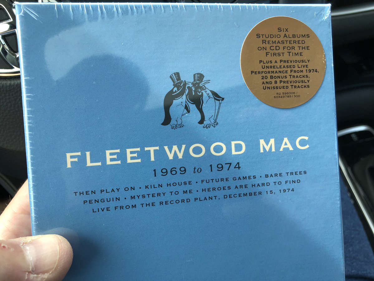 JodyJFoss's tweet photo. #NewMusic
#CDShopping
#FleetwoodMac
New Mac set, “1969 To 1974”! Score!👌❤️👍 https://t.co/xGi3v16hQI