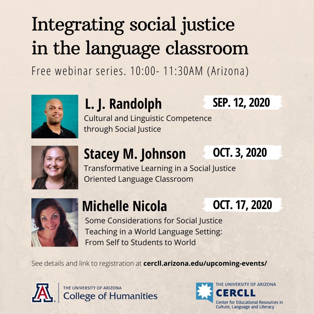 Looking forward to these webinars from <a href="/ProfeRandolph/">LJ Randolph Jr</a> @staceymargarita and Michelle Nicola.