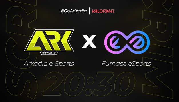 arkadia_esports's tweet photo. Galera hoje também teremos uma scrim de #Valorant contra o time Furnace eSports às 20h30. #GoArkadia!! https://t.co/SisOEf8A5A