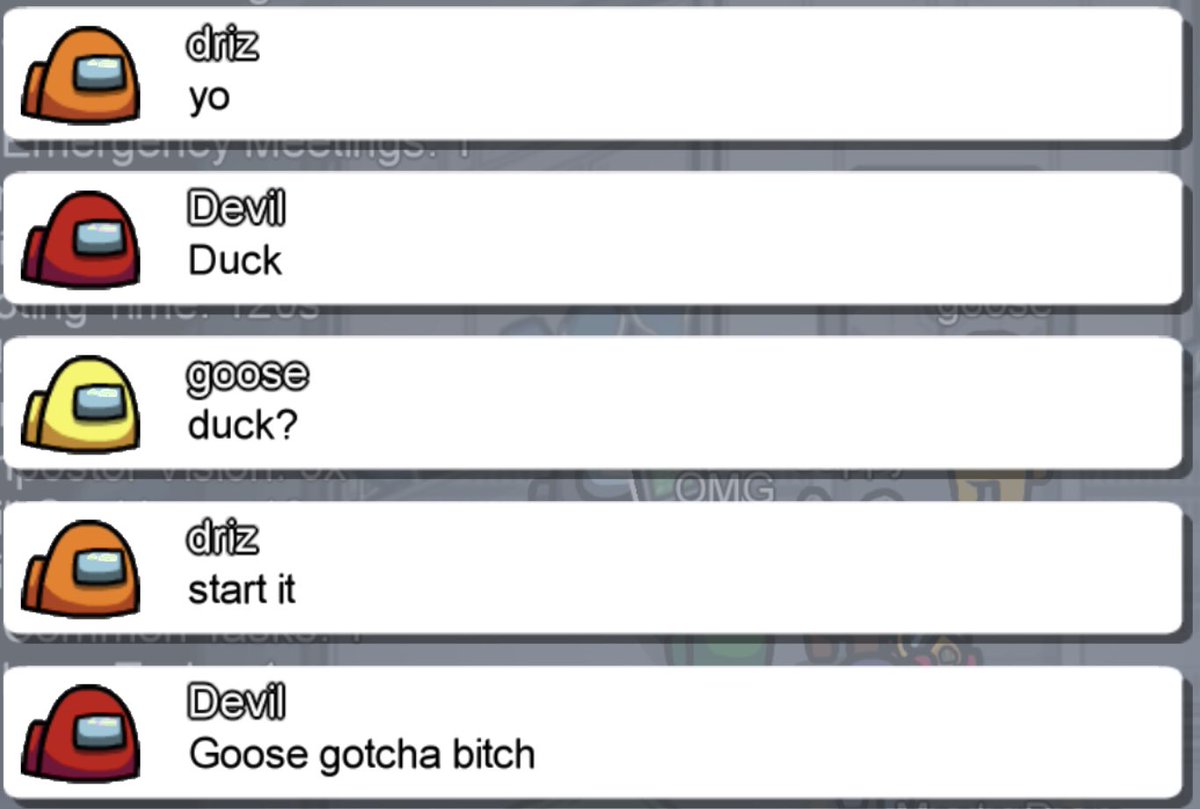Duck, duck, goose