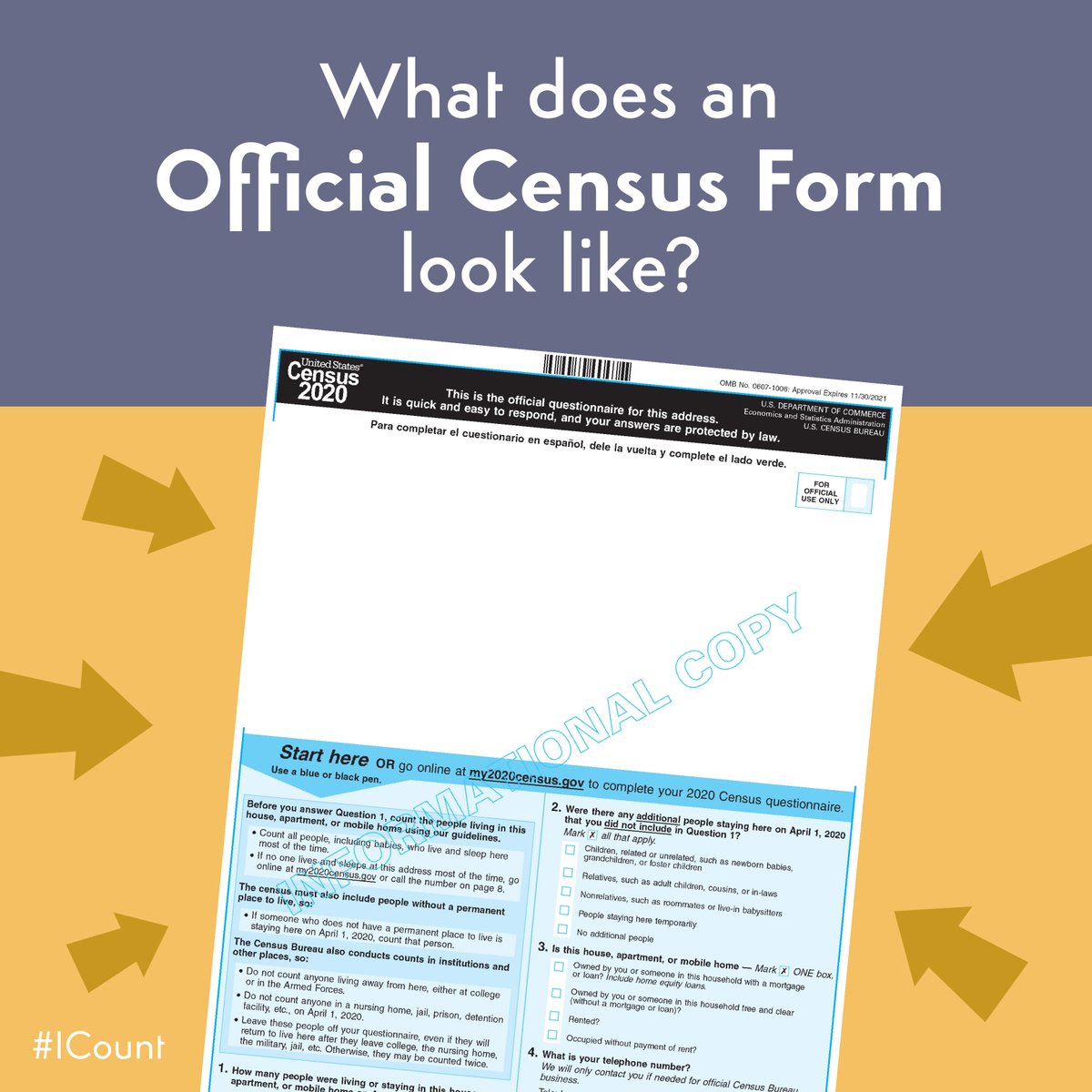 Help ensure resources come back to your family by taking the Census! If you haven’t responded yet, you can also participate online now at my2020census.gov or by calling 844-330-2020. #CaliforniaForAll #ICount #IECounts #2020Census #HasmeContar #CountMeIn #ucrcounts #ucr