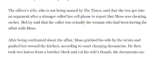 Then, in 2009, Moss was arrested again on allegations that he assaulted his spouse with a kitchen knife after she confronted him about his infidelity. According to the charging documents, his wife alleged that he pushed her and cut her hands.(4/9)
