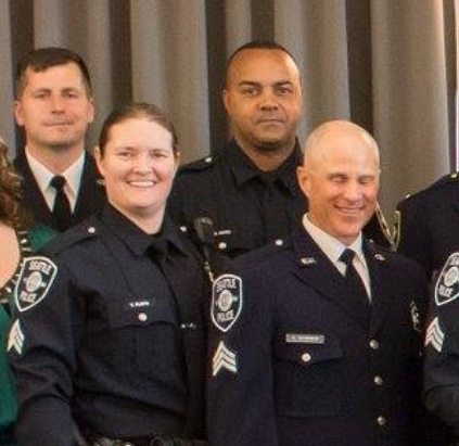 In 2015, Moss was promoted again to Lieutenant in the West Precinct.(8/9)