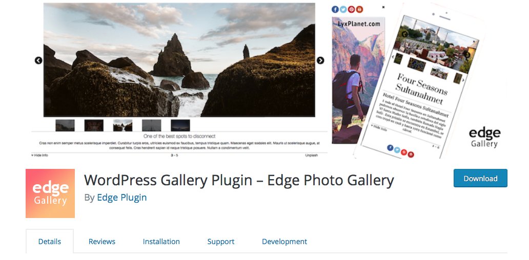 EdgePlugins's tweet image. Have you downloaded our latest version of Edge Gallery Plugin for WordPress? Check out Version 2.0 and let us know what you think! :) wordpress.org/plugins/edge-g…