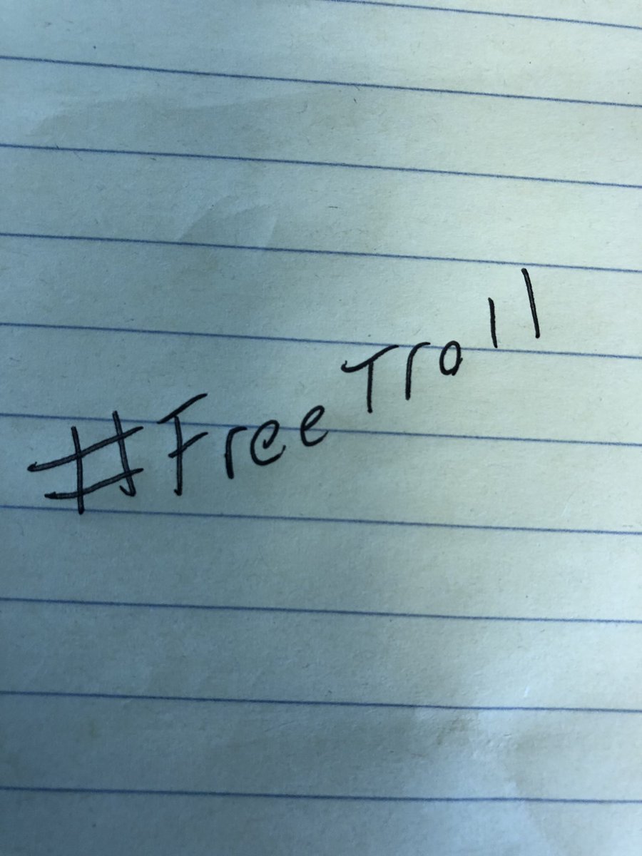 Kovac_kcmo's tweet photo. #freetroll #handwrittentweets https://t.co/bRQMWwKAFs