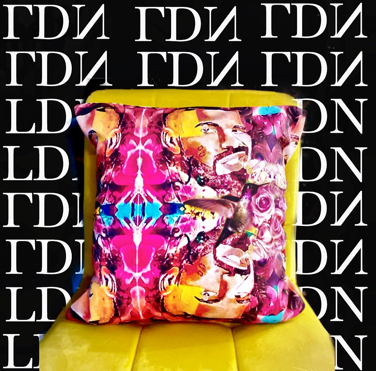 It that UK Drill  - have you seen our Drake cushions yet? Visit online @hiphophomesldn  to see this and much more. #hhh #londonartist #coolinteriors #handmadeeverything