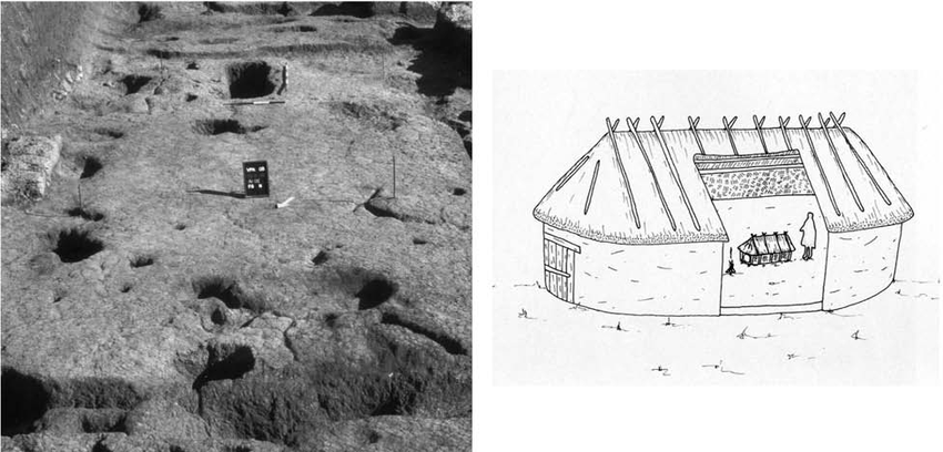 Veii has one EIA hut over a burial that become sites of cult, which is relevant, although I'm not sure we're talking of the same phenomenon... (thx for the reference here,  @dr_bone_lady)