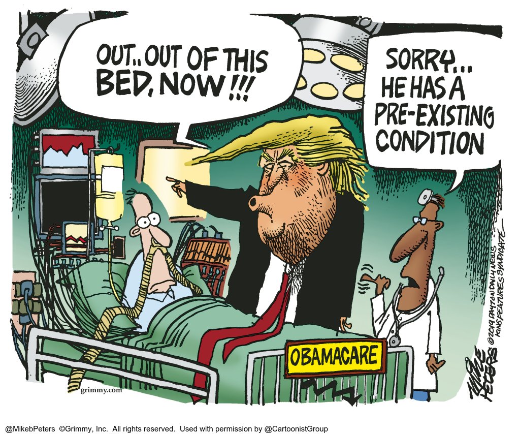 CartoontheVote's tweet image. #Vote
To-date #TrumpHealthCarePlan = #TexasVAzar a court case that threatens #ACA including #PreExistingConditions
#TrumpHealthCare well whaddya know ... #TrumpHasNoPlan
So mark this as another of #TrumpLies 
#PromisesMadePromisesNotKept
Archival @mikebpeters
RT @HealthCareToons