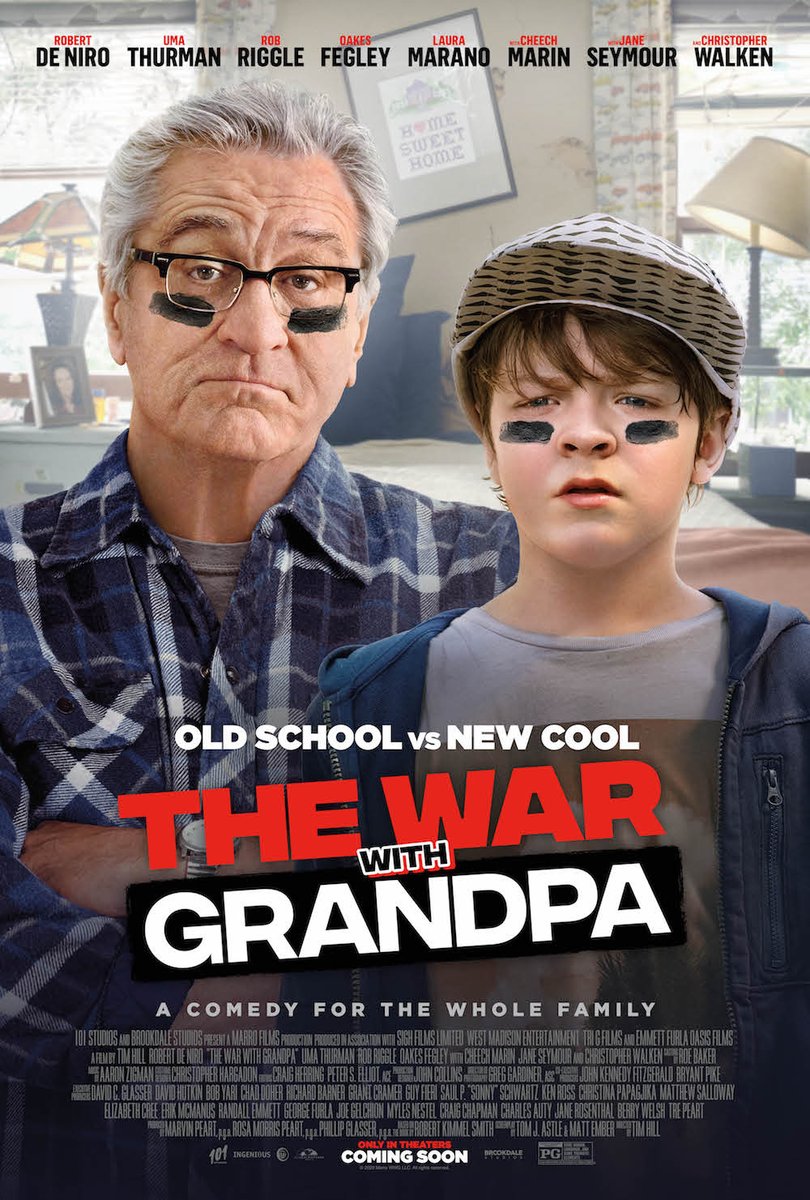 120. THE WAR WITH GRANDPAIt isnt possible to hate few actors, however hard u try. Tom Hanks is one. Robert DeNiro is another.This is a highly feel good movie which will give u a strong nostalgic feel.Nothing pathbreaking, but a harmless family entertainer.Rating- 8.5/10