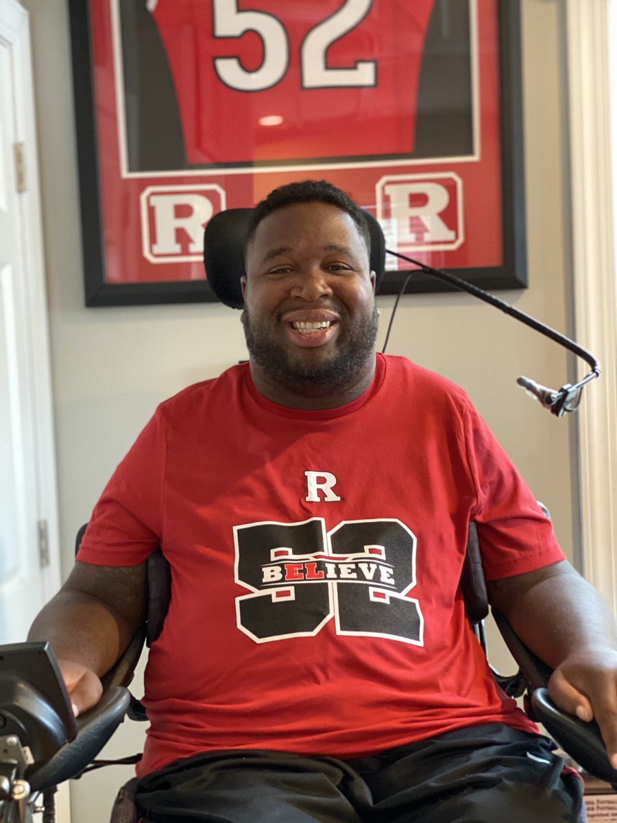 October 16th this year will be 10 years since my tragic injury. I’m happy to be collaborating with <a href="/RUAthletics/">Rutgers Scarlet Knights</a> with these BELIEVE 52 T-shirts to celebrate fighting paralysis strong. A portion of the proceeds will benefit <a href="/ReeveFoundation/">Christopher & Dana Reeve Foundation</a> Get yours now at EricLeGrand52.com/shop