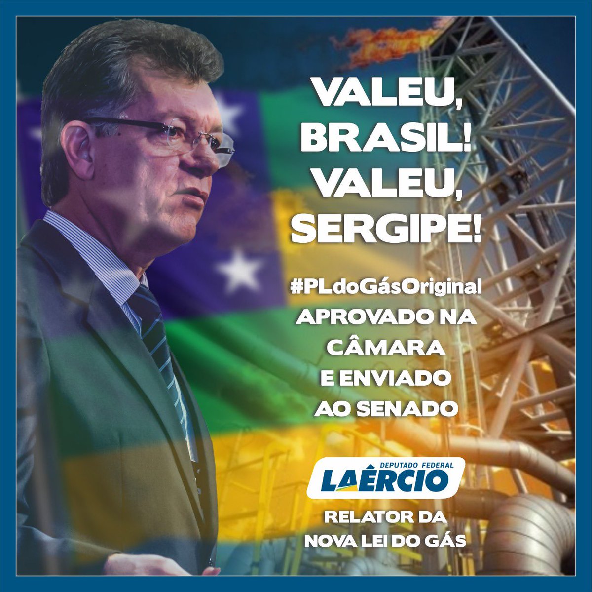 laerciosergipe's tweet image. Agradeço aos 351 parlamentares que votaram a favor do desenvolvimento econômico do Brasil e a todos os brasileiros que nos ajudaram nessa batalha. #PLdoGasOriginal